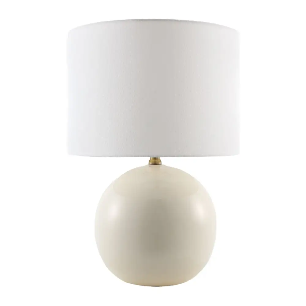 Minimalist Modern Ceramic Metal Jute Table Lamp