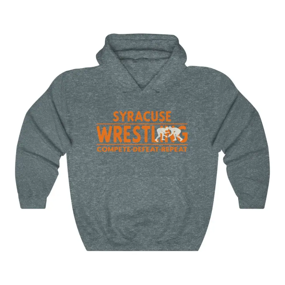 Motivational Text Wrestling Graphic Pullover Hoodie