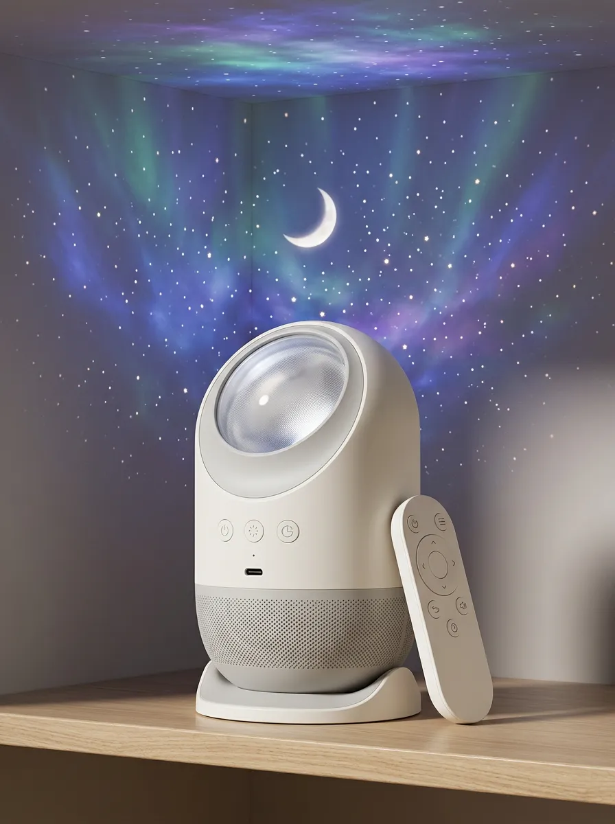 Aurora Galaxy Star Projector Night Light for Living Room Ambience
