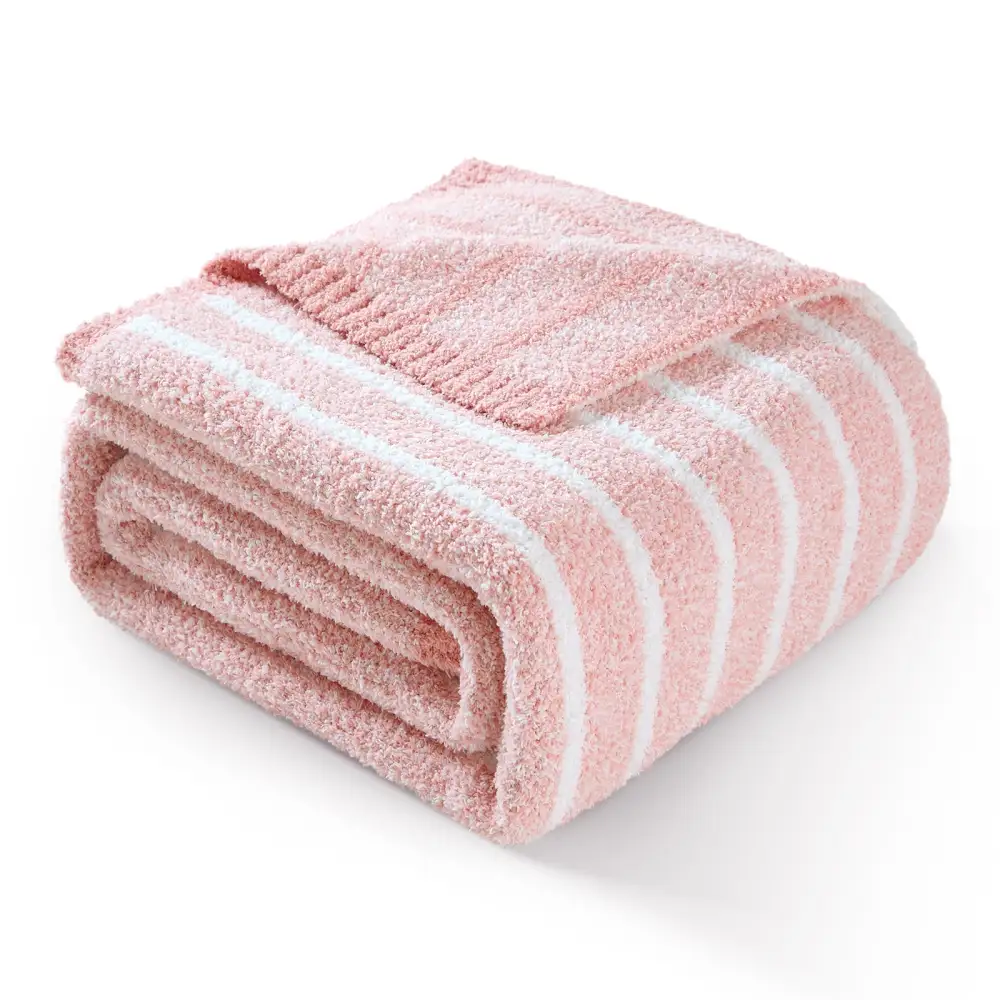Cozy Nautical-Stripe Blanket