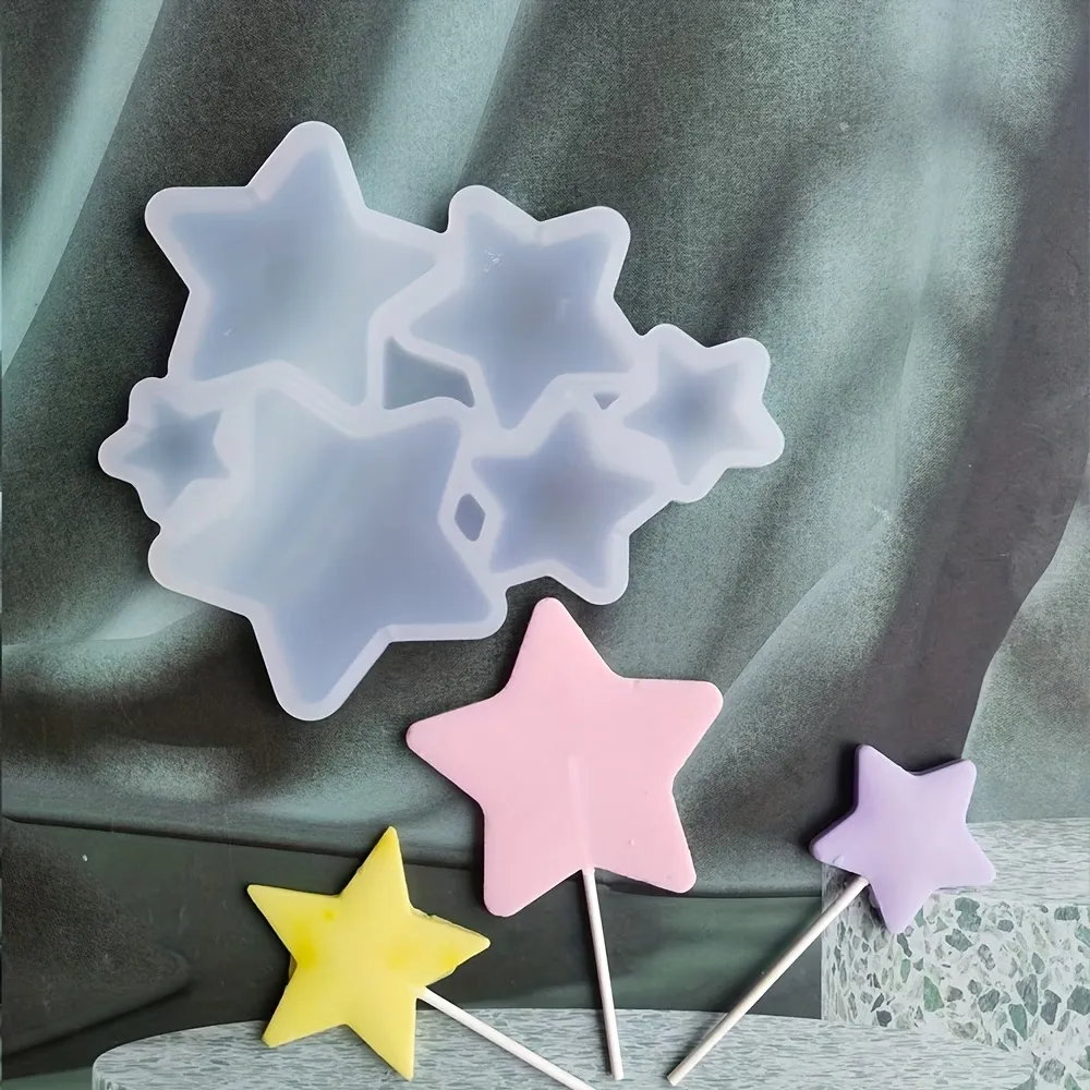 Star Lollipop Silicone Mold