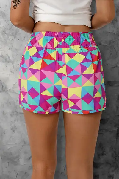 Classic Simple Elastic Waist Shorts