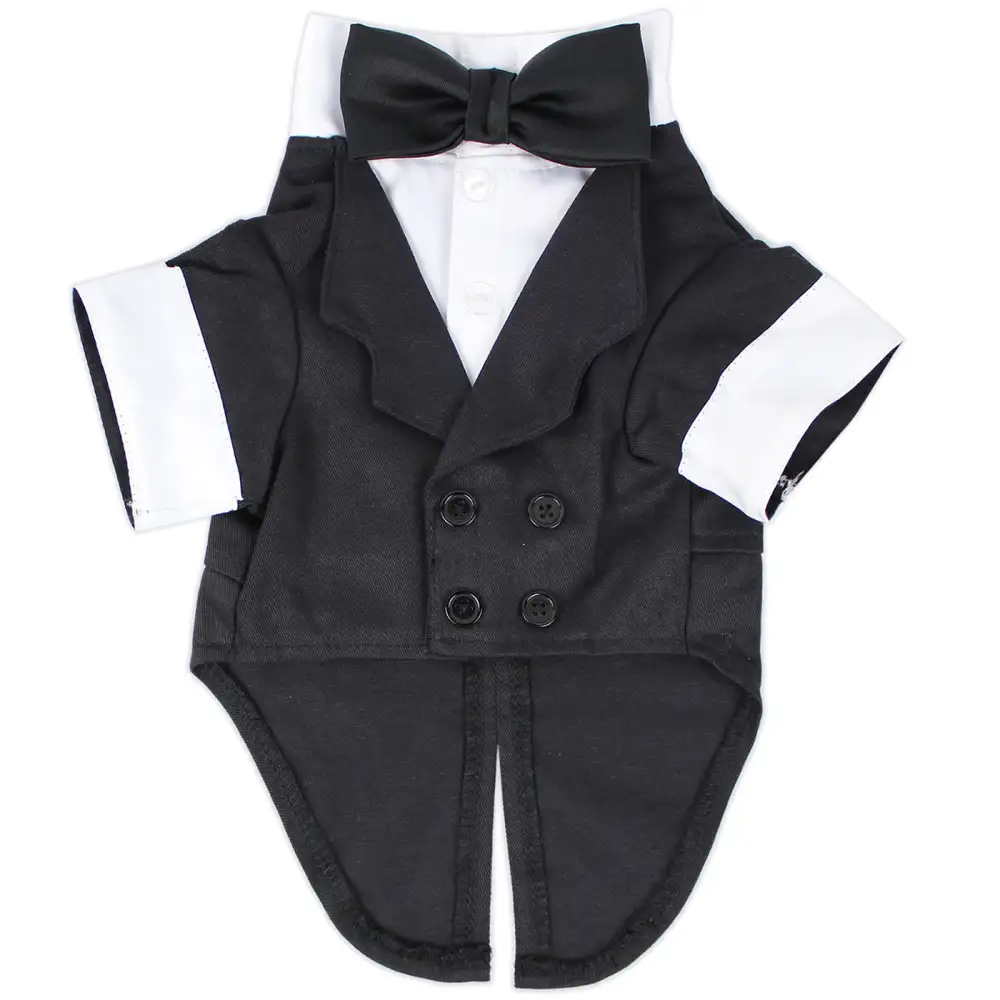 Bow Tie Square Versatile Compact Dog Shirt