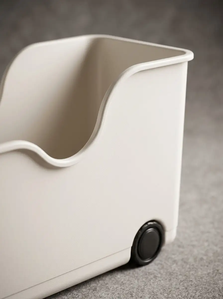 Storage Basket With Wheels