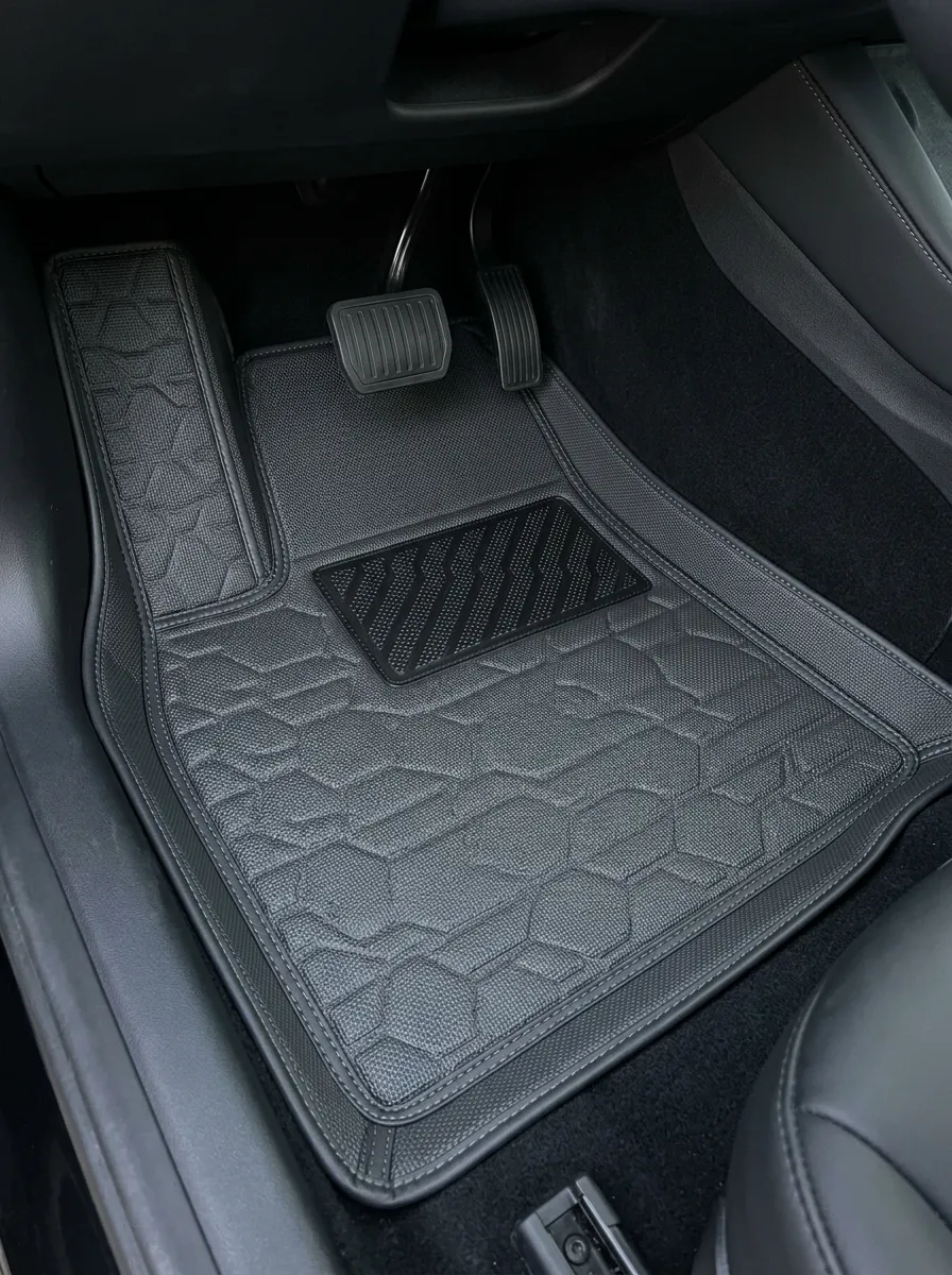 Hexagon Geometric Car Floor Mats