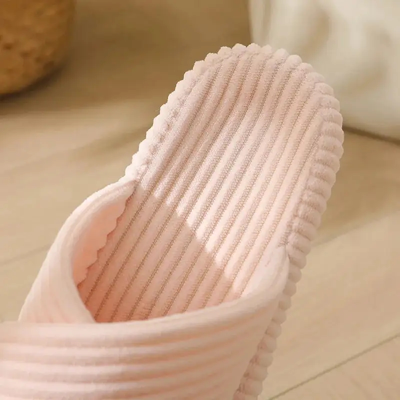 Warm Touch Open Toe Slip On Slippers