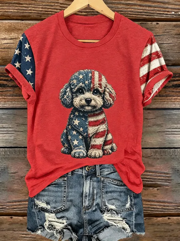 Women's American Poodle T-Shirt