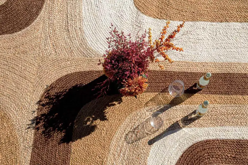 Jute Handwoven Braided Relaxed Area Rug