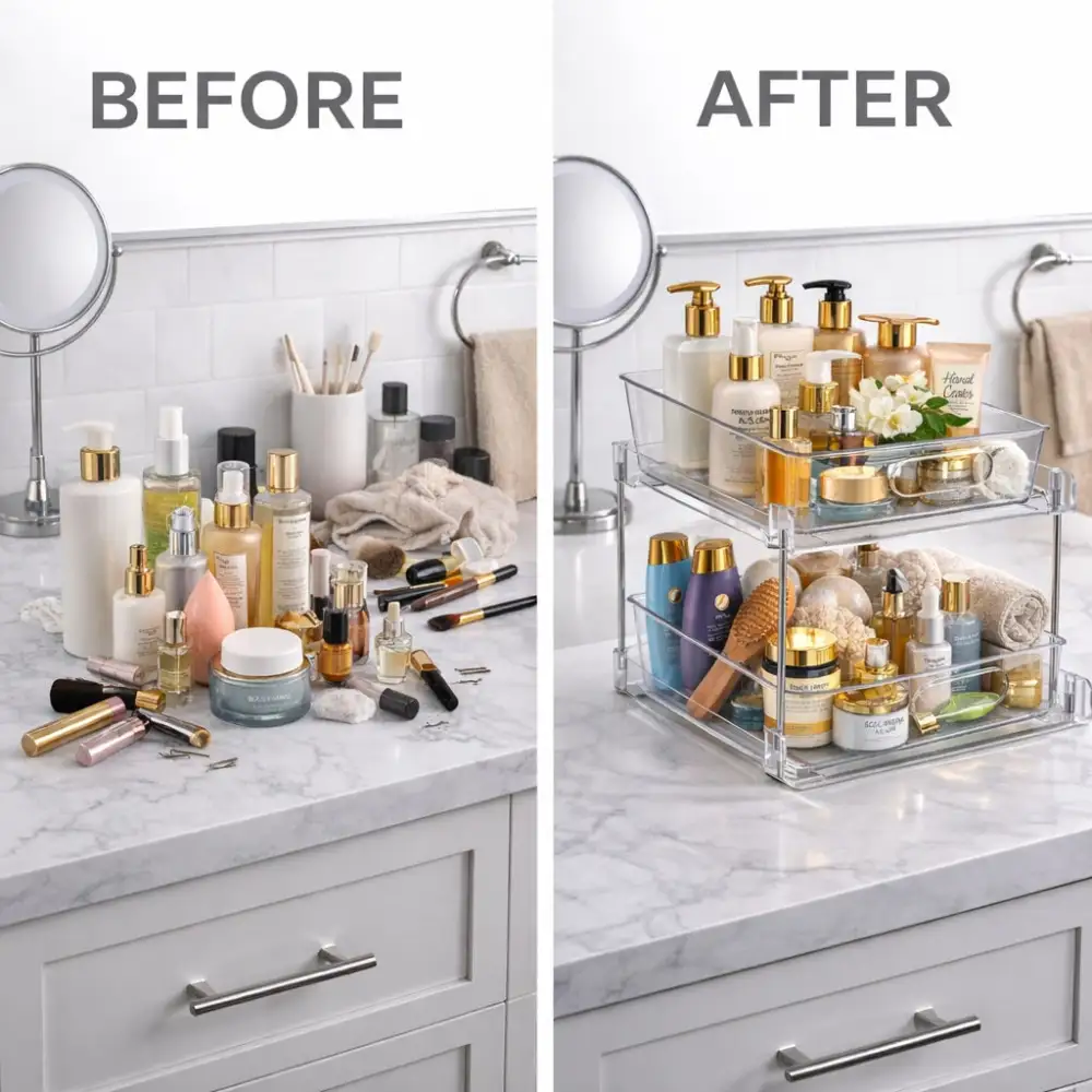 Tier Pull Out Makeup Organizers