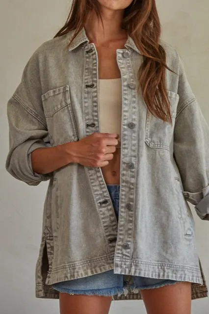 Signature Denim Relaxed Jacket