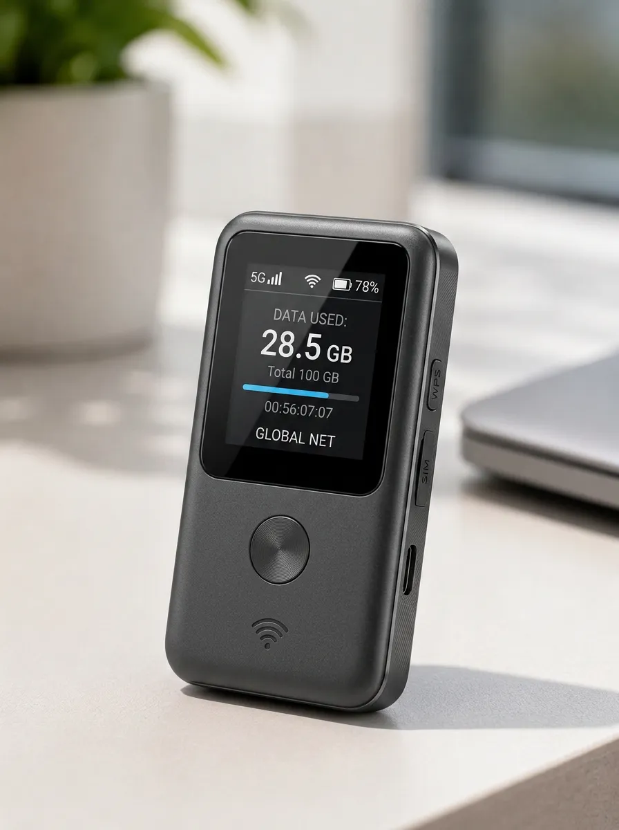 Global 5G Data Display WiFi