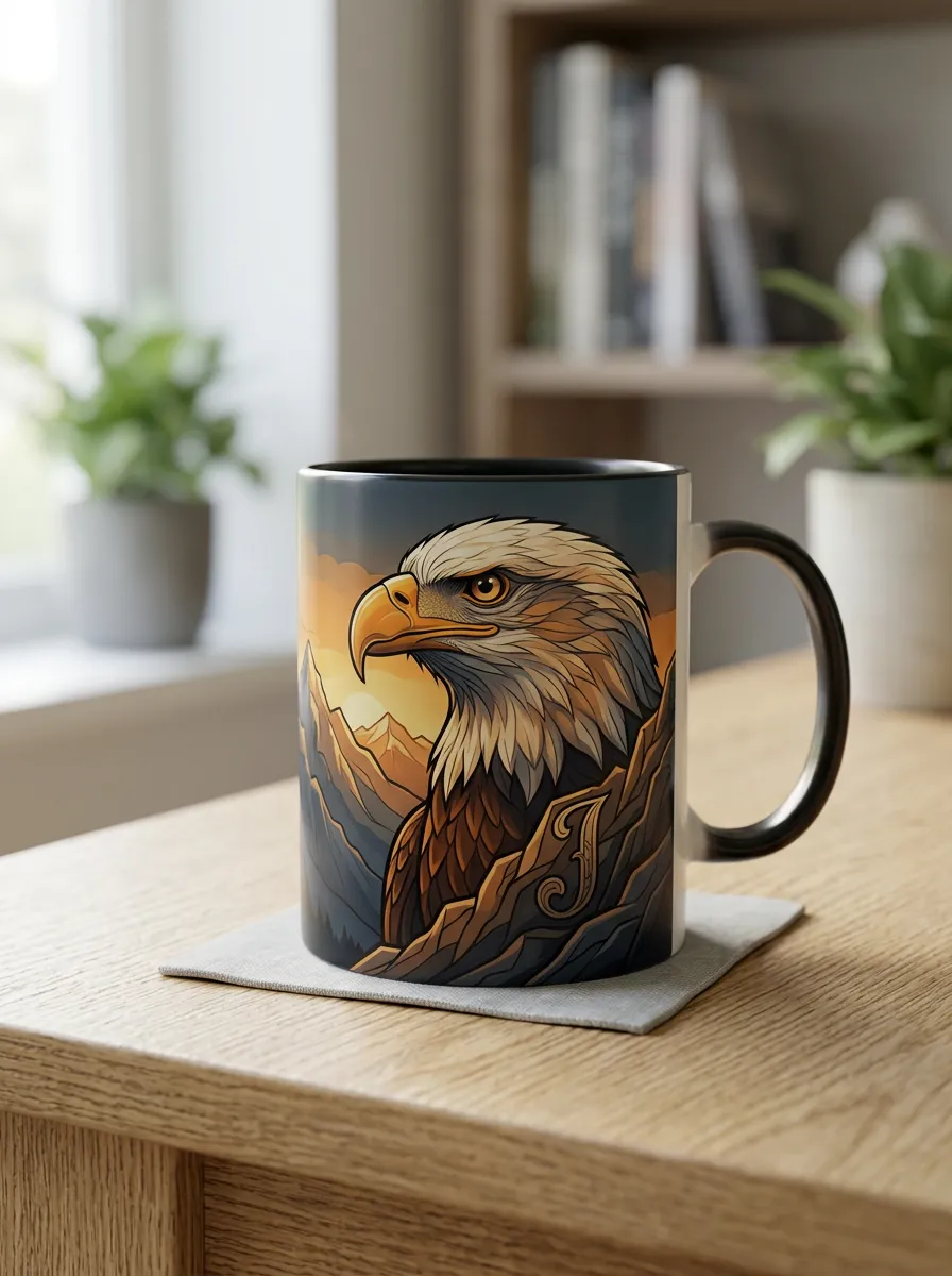 Eagle Classic Emblem Graphic Mug