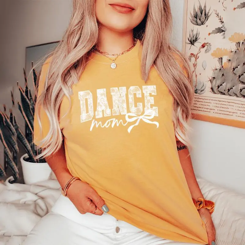 Coquette Dance Mom Ballet Mom Dance Mama Women's Oversized Comfort T-Shirt