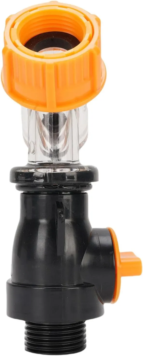 Water Heater Sediment Flush Tool with Clear-View Window
