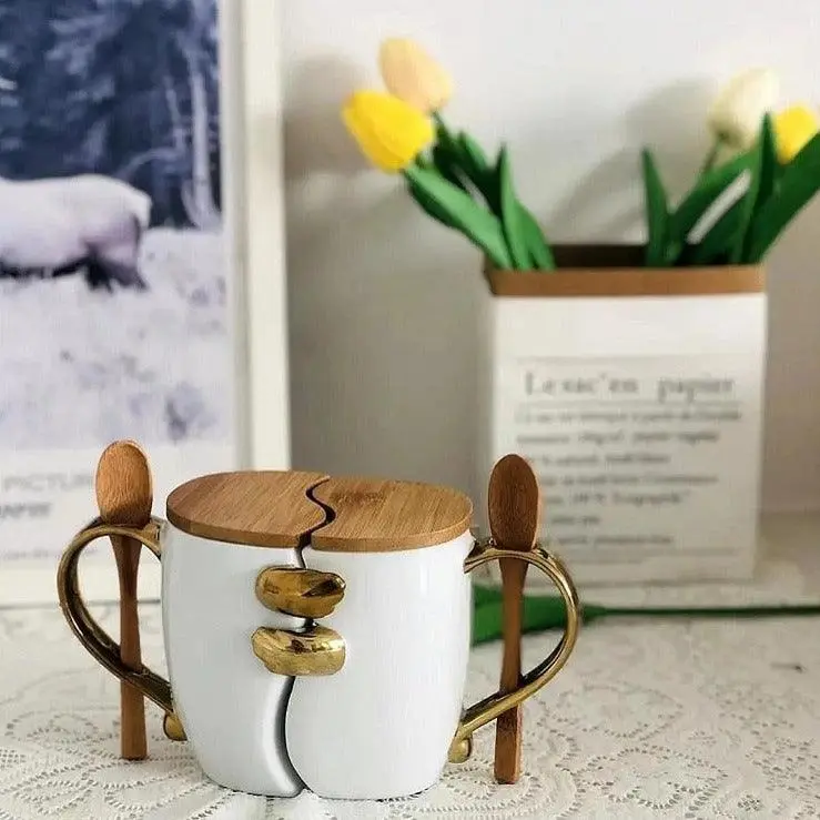 Ceramic Romantic Drinkware Set Table