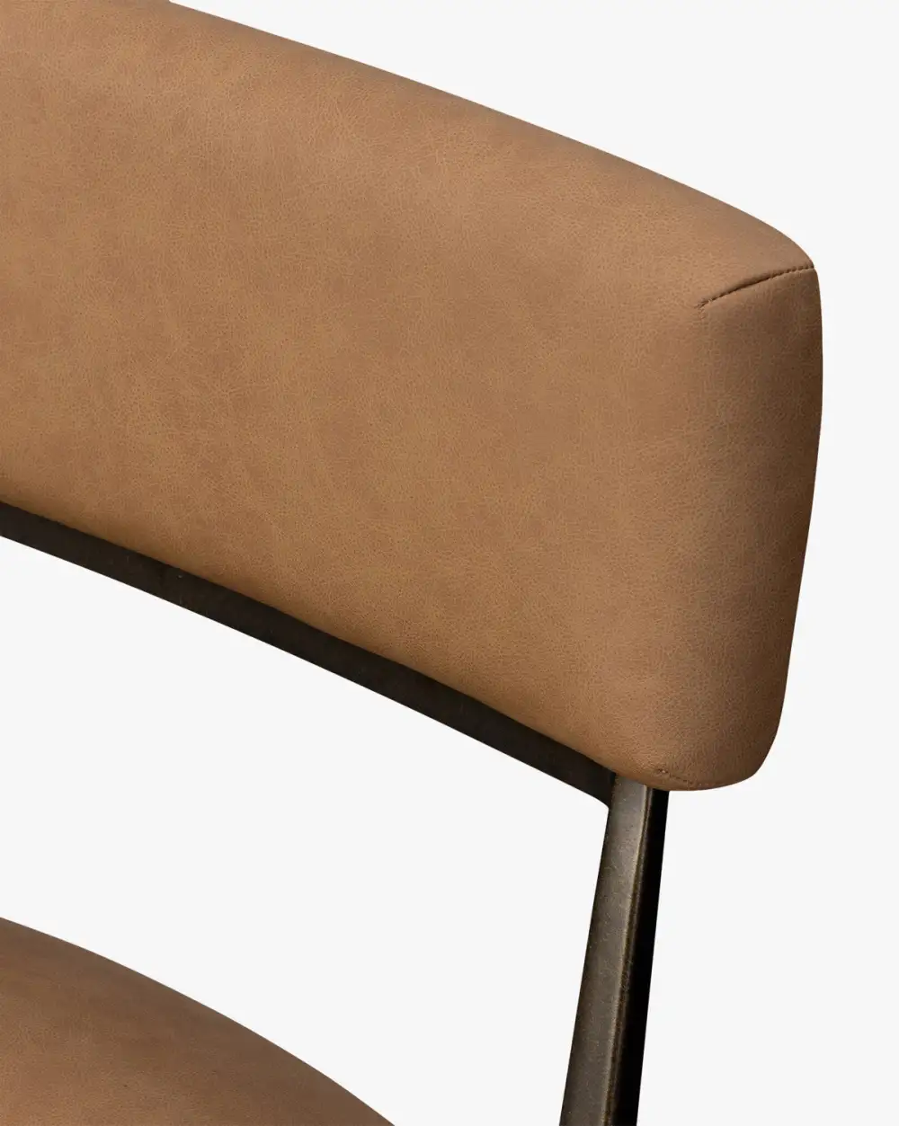 Upholstered Iron Dining Chair