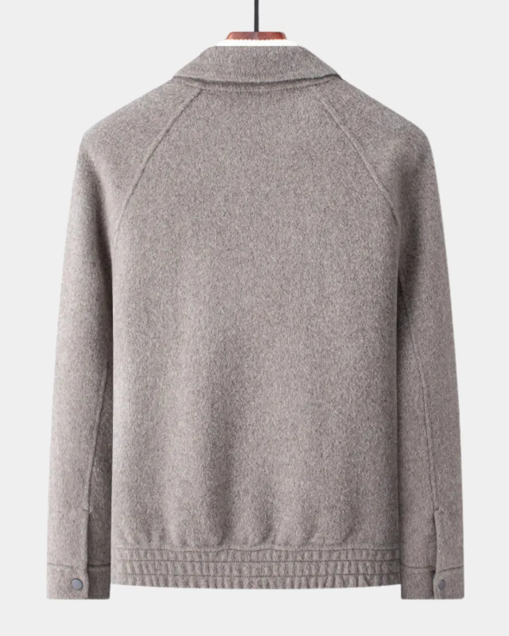 Minimal Wool Blend Overcoat