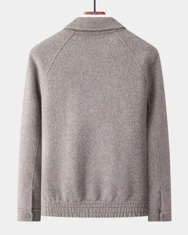 Minimal Wool Blend Overcoat