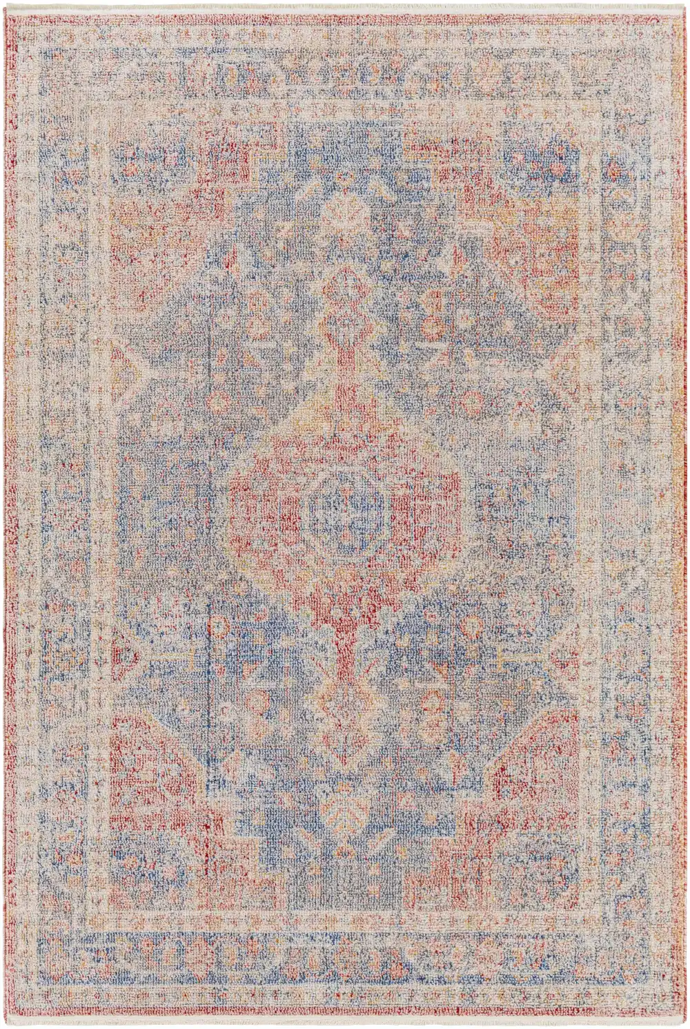 Refined Traditional Area Rug Room Floor Accent