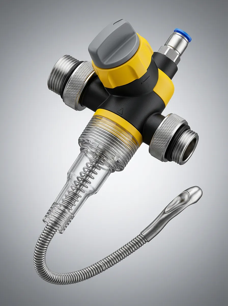 Adjustable-Flow Water Heater Flush Filter Valve