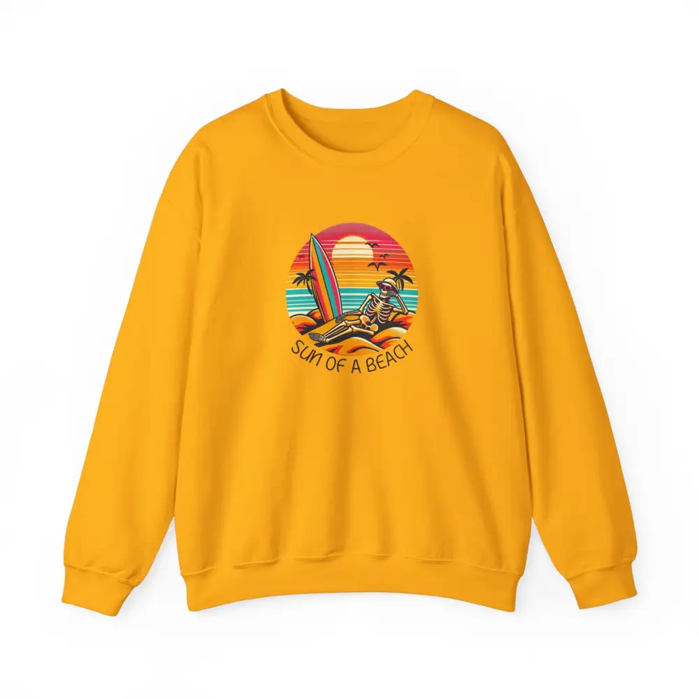 Skeleton Beach Graphic Crewneck Sweatshirt