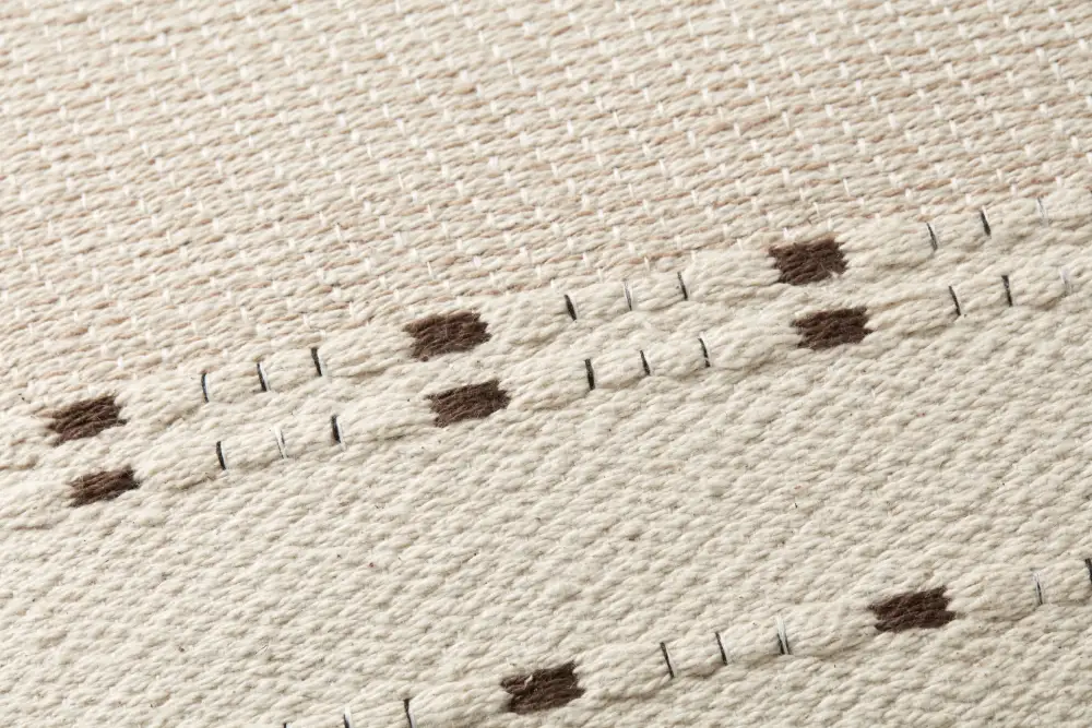 Sand Beige Woven Pattern Sofa Throw Pillow