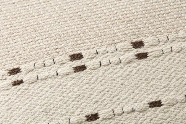 Sand Beige Woven Pattern Sofa Throw Pillow