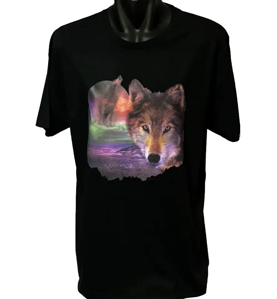 Wolf Statement Graphic Cotton T-Shirt