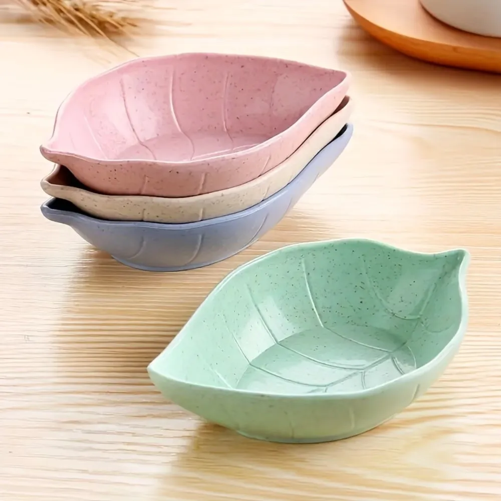 5 Pcs Leaf-Shaped Snack Serving Bowls