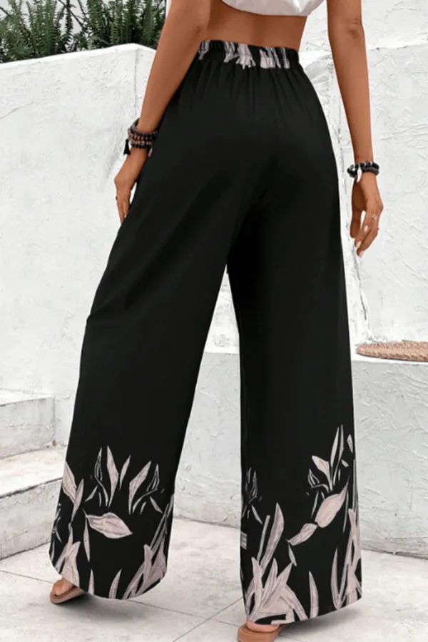 High Waist Drawstring Pants