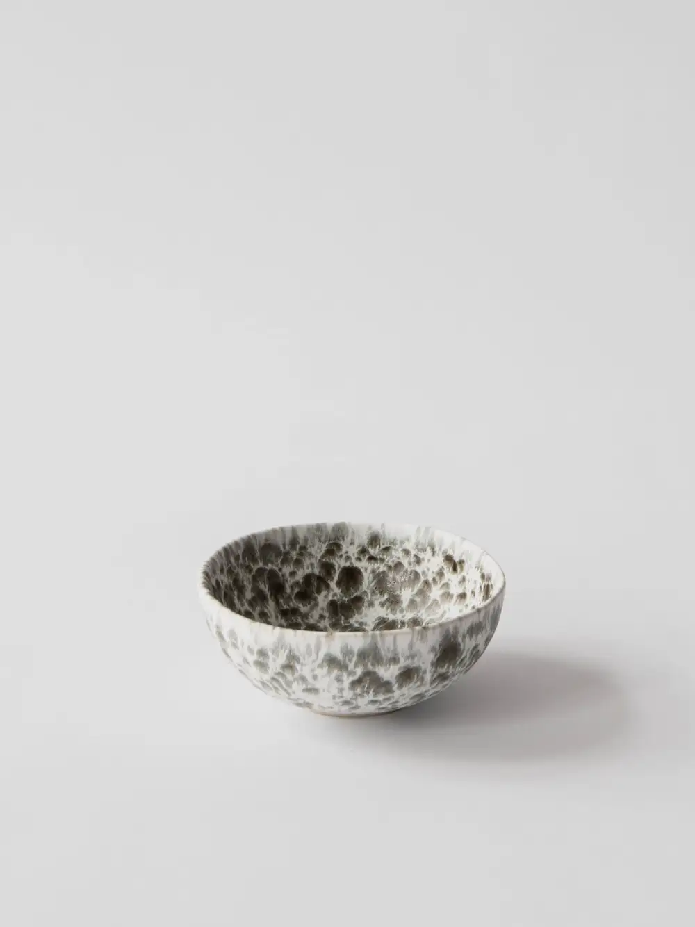 Splash Pattern Stoneware Snack Bowl