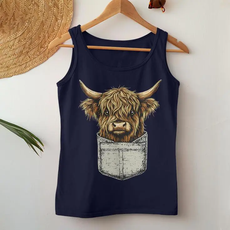 Highland Cow Women Tank Top
