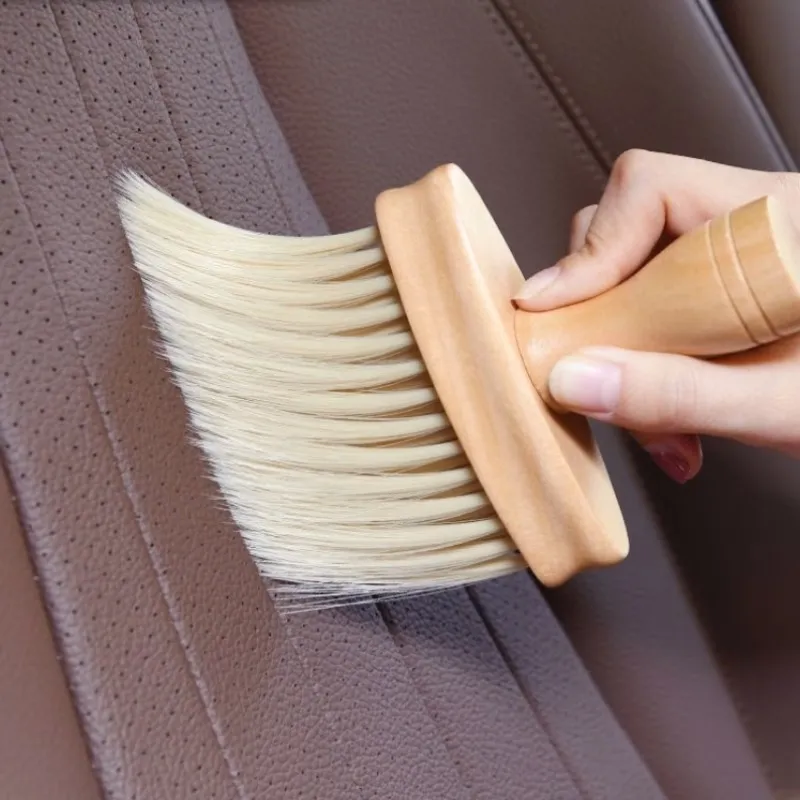 Wooden Handheld Dust Brush