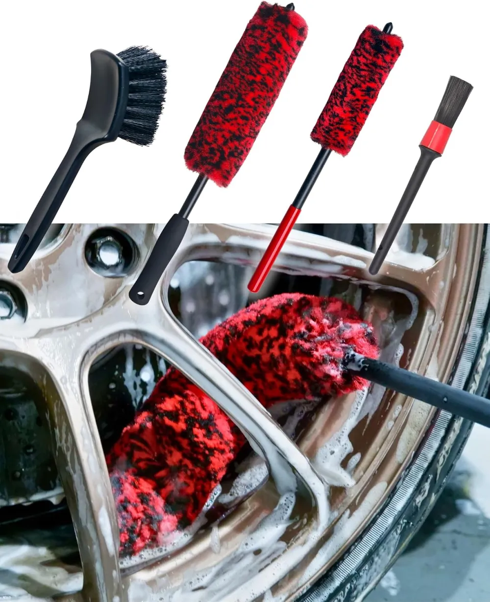 Wheel And Tire Detailing Brush Kit