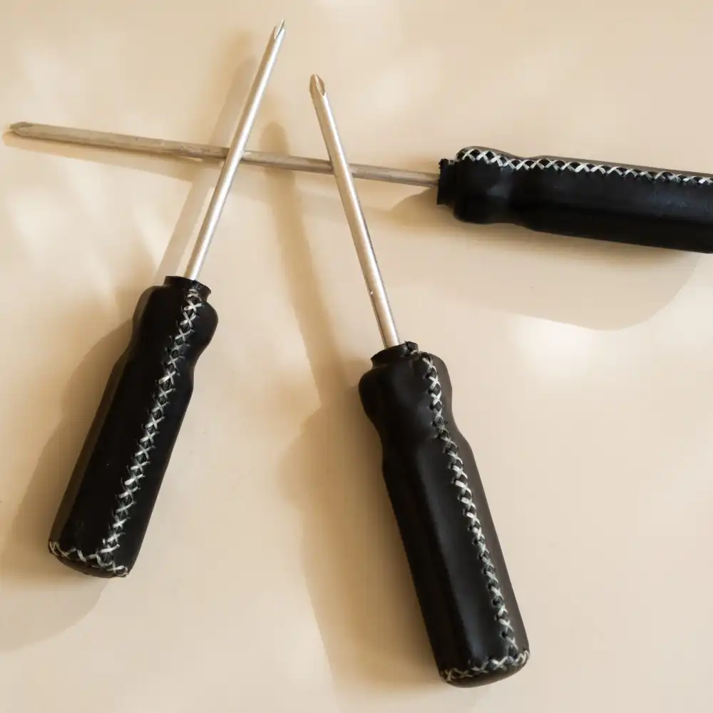 Leather Wrapped Screwdriver