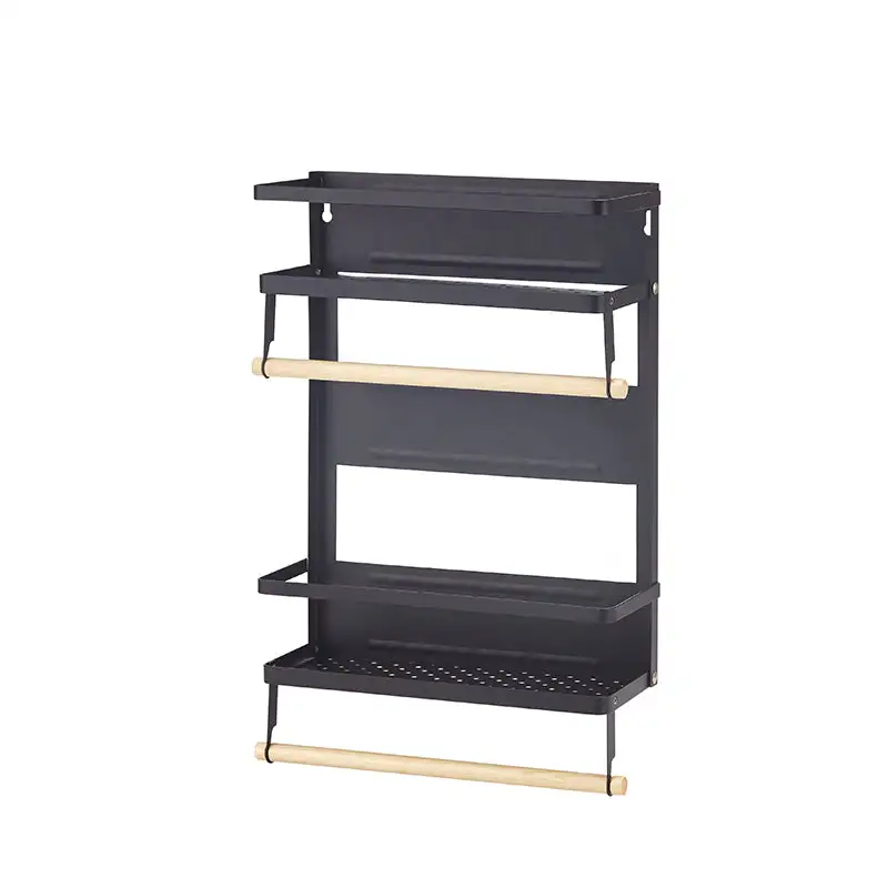 Double Shelf Magnetic Storage Black