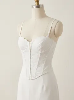 Gothic Floral Women's Corset Top