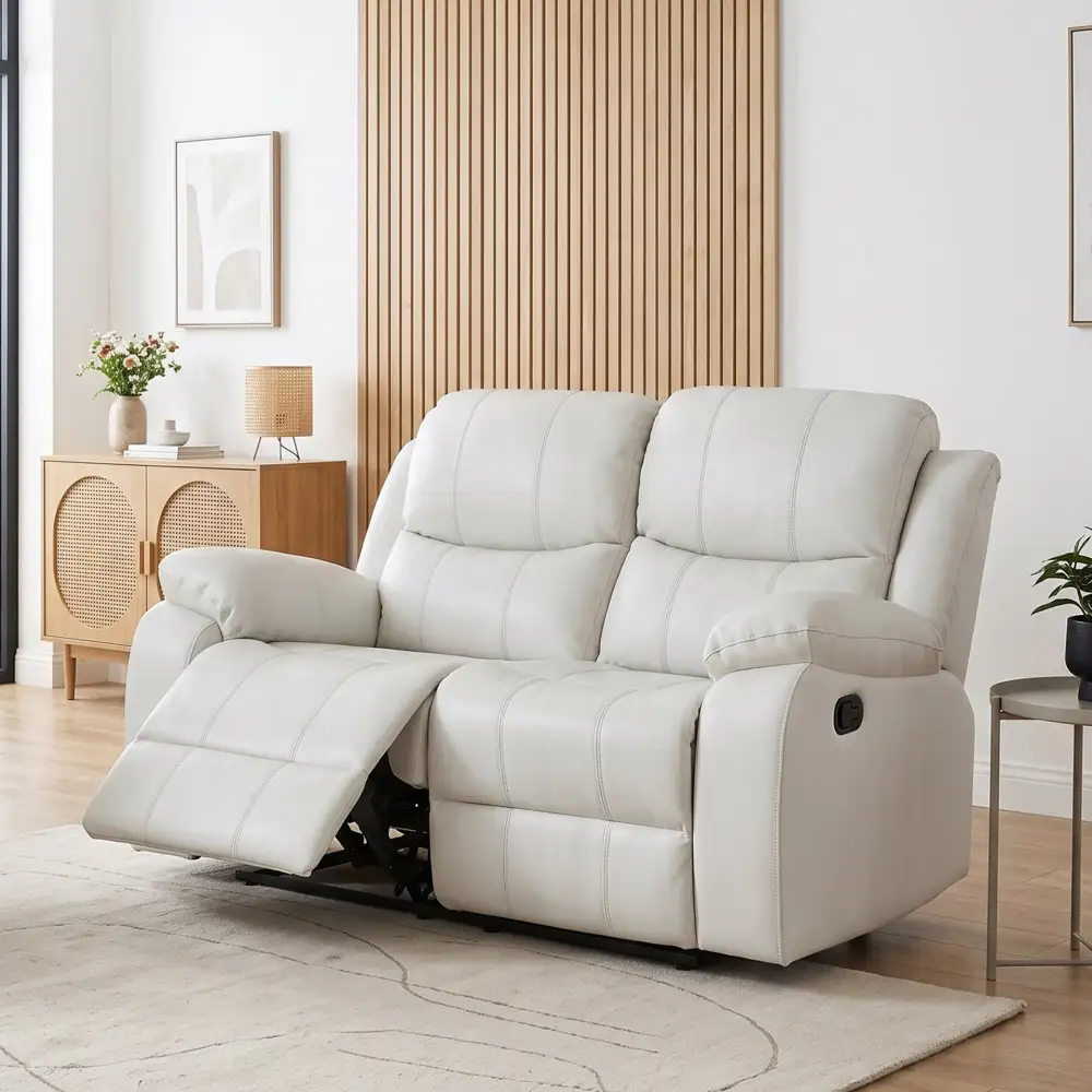 Comfort Lounge Air Leather Recliner Sofa