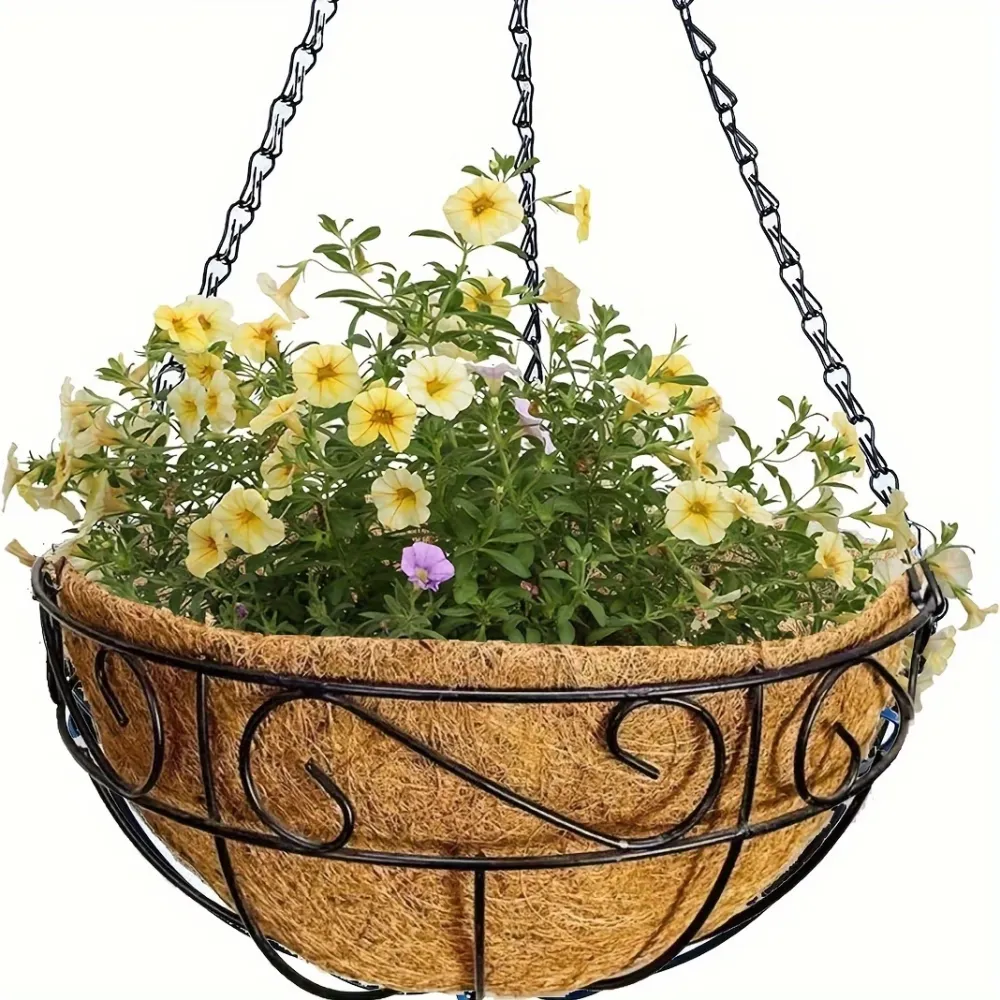 Metal Hanging Planter Basket