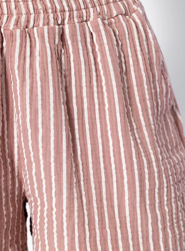 Pink Striped Clean Soft Shorts