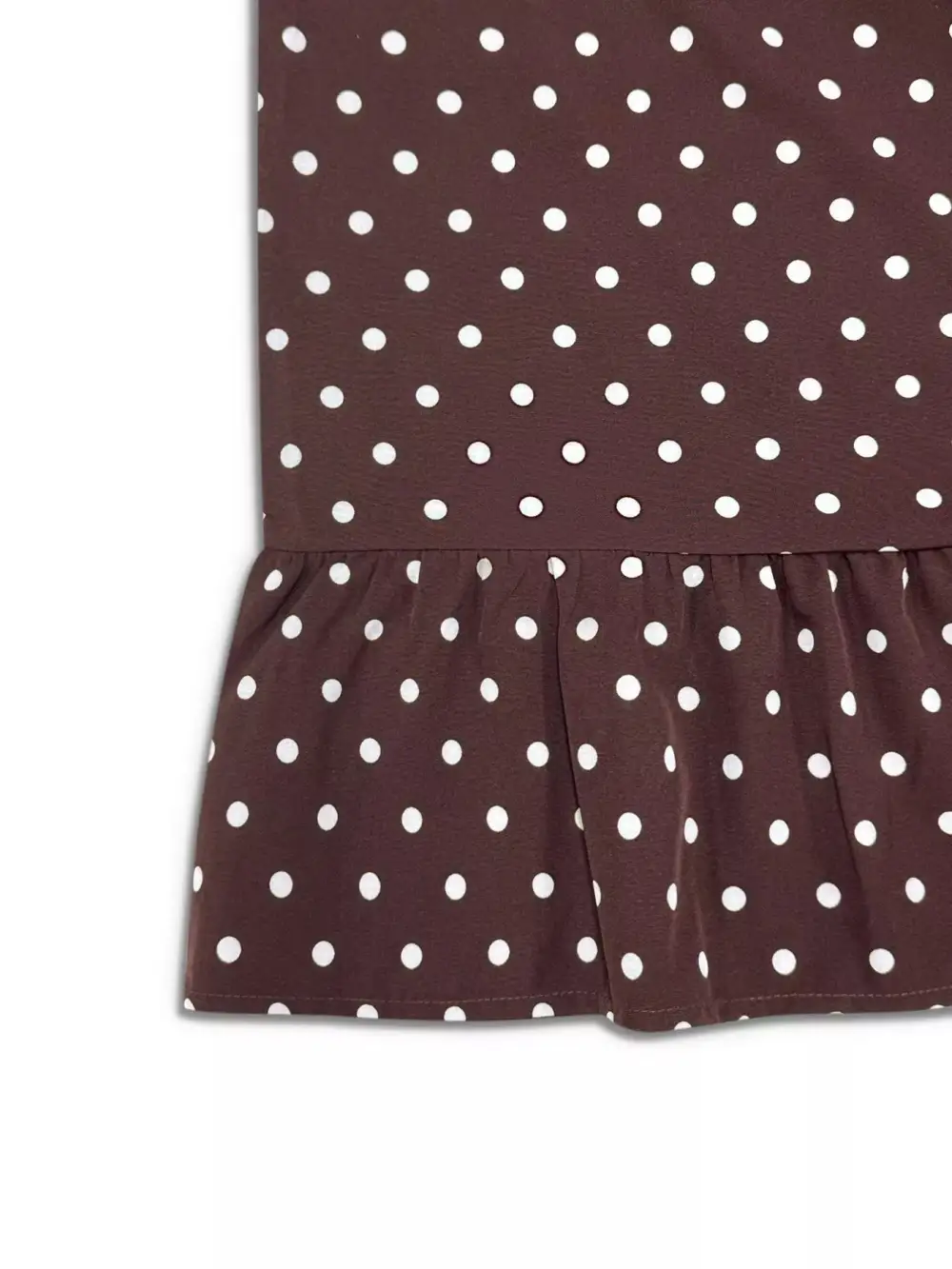 Polka Dot Ruffle Mini Dress