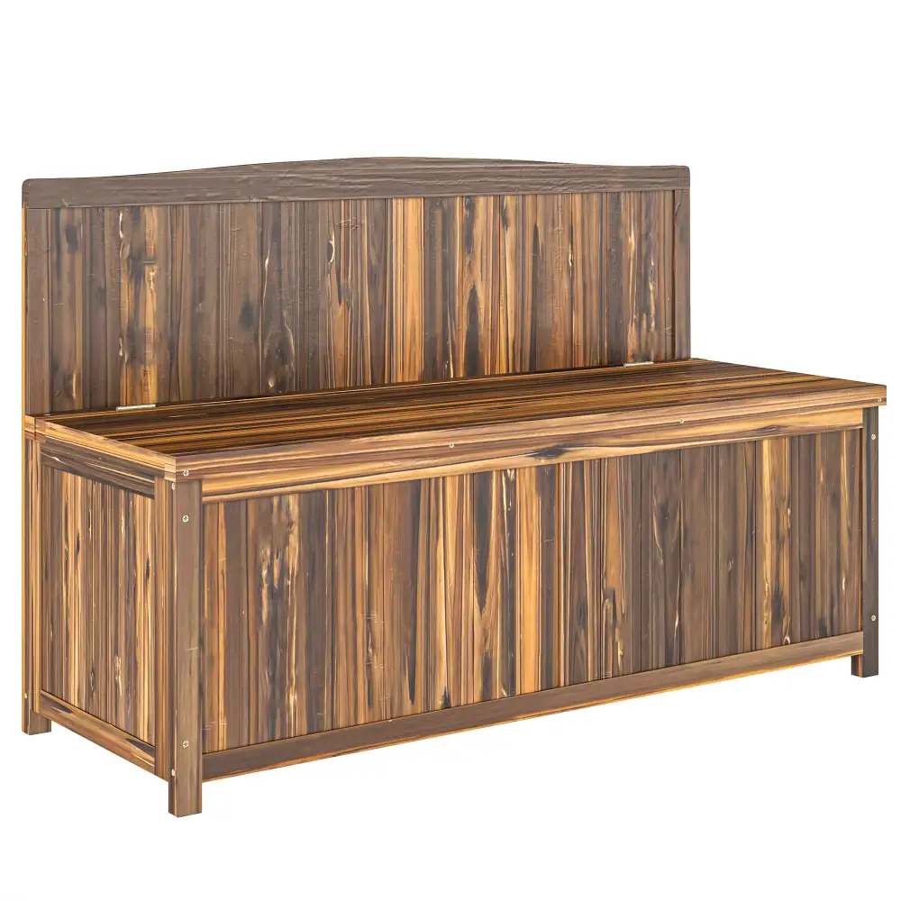 Wooden Divided Garden Bench