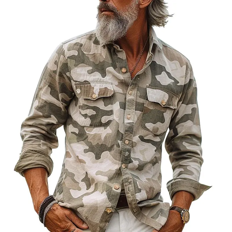 Camo Button Shirt