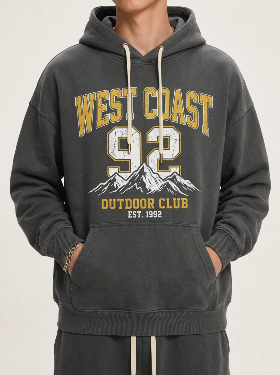 Men's West Coast Outdoor Club Mountain 92 Printed Hoodie