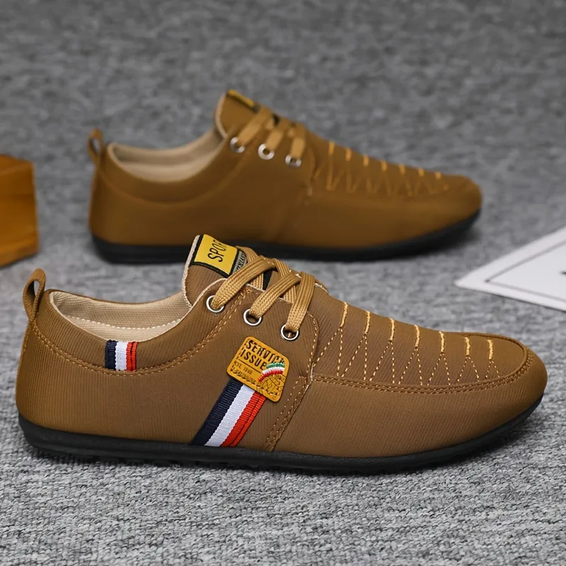 Striped Low Sneakers