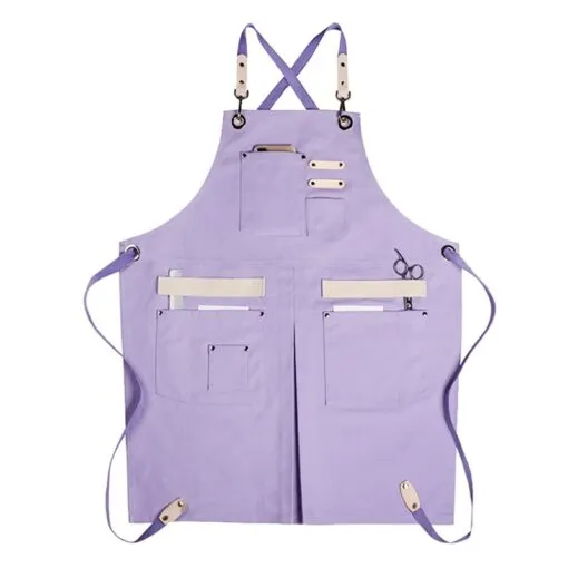 Refined Canvas Cotton Strap Crossback Kitchen Work Apron