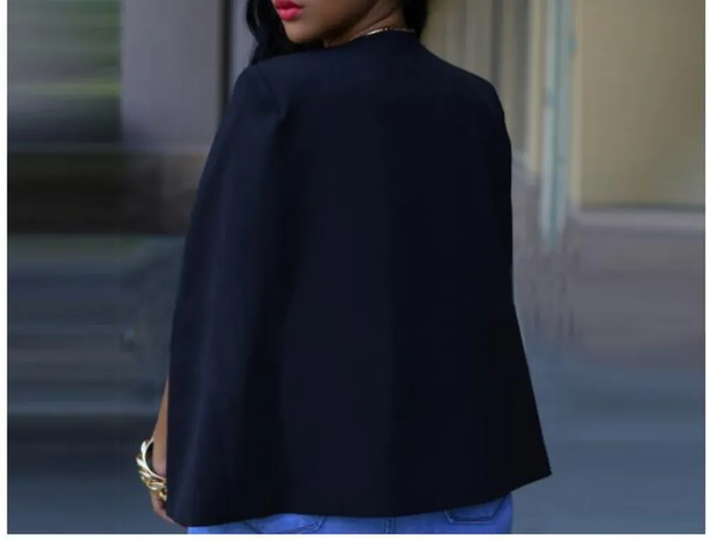 Trendy Office Open Sleeve Blazer