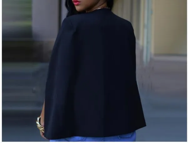 Trendy Office Open Sleeve Blazer