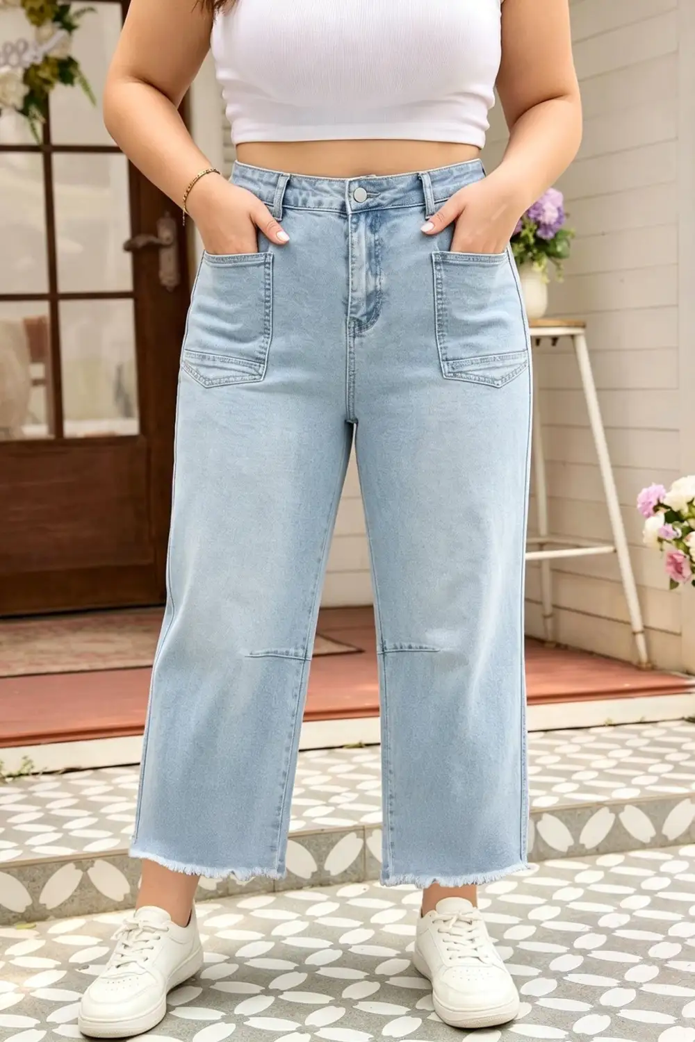 Comfort-Fit Versatile Classic Jeans
