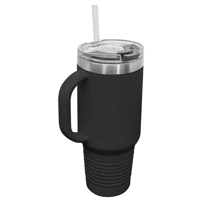 Travel Handled Straw Lid Travel Mug